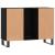 Dulap pentru baie, negru, 80x33x60 cm, lemn compozit GartenMobel Dekor