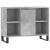 Dulap pentru baie, gri beton, 80x33x60 cm, lemn compozit GartenMobel Dekor