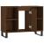Dulap pentru baie, stejar maro, 80x33x60 cm, lemn compozit GartenMobel Dekor