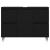 Dulap pentru baie, negru, 80x33x60 cm, lemn compozit GartenMobel Dekor