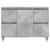 Dulap pentru baie, gri beton, 80x33x60 cm, lemn compozit GartenMobel Dekor