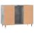 Dulap pentru baie, gri beton, 80x33x60 cm, lemn compozit GartenMobel Dekor