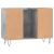 Dulap pentru baie, gri beton, 80x33x60 cm, lemn compozit GartenMobel Dekor