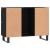 Dulap pentru baie, negru, 80x33x60 cm, lemn compozit GartenMobel Dekor