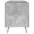 Dulap pentru discuri gri beton, 121x38x48 cm, lemn prelucrat GartenMobel Dekor