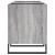 Dulap pentru discuri gri sonoma, 121x38x48 cm, lemn prelucrat GartenMobel Dekor