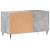 Dulap de discuri, gri beton, 85x38x48 cm, lemn prelucrat GartenMobel Dekor
