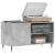 Dulap de discuri, gri beton, 85x38x48 cm, lemn prelucrat GartenMobel Dekor