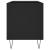 Dulap pentru discuri, negru, 85x38x48 cm, lemn prelucrat GartenMobel Dekor