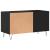 Dulap pentru discuri, negru, 85x38x48 cm, lemn prelucrat GartenMobel Dekor