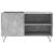 Dulap de discuri, gri beton, 85x38x48 cm, lemn prelucrat GartenMobel Dekor