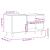 Dulap de discuri, gri beton, 85x38x48 cm, lemn prelucrat GartenMobel Dekor