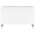 Dulap de discuri, alb, 74,5x38x48 cm, lemn prelucrat GartenMobel Dekor