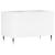 Dulap de discuri, alb, 74,5x38x48 cm, lemn prelucrat GartenMobel Dekor