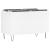 Dulap de discuri, alb, 74,5x38x48 cm, lemn prelucrat GartenMobel Dekor