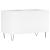 Dulap de discuri, alb, 74,5x38x48 cm, lemn prelucrat GartenMobel Dekor