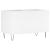 Dulap de discuri, alb, 74,5x38x48 cm, lemn prelucrat GartenMobel Dekor
