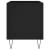 Dulap pentru discuri, negru, 74,5x38x48 cm, lemn prelucrat GartenMobel Dekor