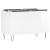Dulap pt discuri, alb extralucios 74,5x38x48 cm lemn prelucrat GartenMobel Dekor