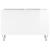 Dulap pt discuri, alb extralucios 74,5x38x48 cm lemn prelucrat GartenMobel Dekor