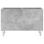 Dulap pentru discuri, gri beton, 74,5x38x48 cm, lemn prelucrat GartenMobel Dekor