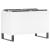 Dulap de discuri, alb, 74,5x38x48 cm, lemn prelucrat GartenMobel Dekor