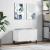 Dulap de discuri, alb, 74,5x38x48 cm, lemn prelucrat GartenMobel Dekor
