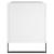 Dulap de discuri, alb, 74,5x38x48 cm, lemn prelucrat GartenMobel Dekor