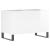 Dulap pt discuri, alb extralucios 74,5x38x48 cm lemn prelucrat GartenMobel Dekor