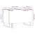 Dulap pentru discuri gri sonoma 74,5x38x48 cm lemn prelucrat GartenMobel Dekor
