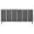 Dulap pentru discuri gri beton, 100x38x48 cm, lemn prelucrat GartenMobel Dekor