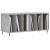 Dulap pentru discuri gri beton, 100x38x48 cm, lemn prelucrat GartenMobel Dekor