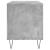Dulap pentru discuri gri beton, 100x38x48 cm, lemn prelucrat GartenMobel Dekor