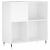 Dulap pentru discuri, alb, 84,5x38x89 cm, lemn compozit GartenMobel Dekor