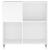 Dulap pentru discuri, alb, 84,5x38x89 cm, lemn compozit GartenMobel Dekor