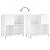 Dulap pentru discuri, alb, 84,5x38x89 cm, lemn compozit GartenMobel Dekor