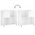 Dulap de discuri alb extralucios 84,5x38x89 cm lemn compozit GartenMobel Dekor