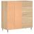 Dulap pentru discuri stejar sonoma 84,5x38x89 cm lemn compozit GartenMobel Dekor