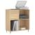Dulap pentru discuri stejar sonoma 84,5x38x89 cm lemn compozit GartenMobel Dekor