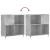 Dulap pentru discuri gri beton 84,5x38x89 cm lemn compozit GartenMobel Dekor