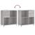 Dulap pentru discuri gri sonoma 84,5x38x89 cm lemn compozit GartenMobel Dekor