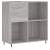 Dulap pentru discuri gri sonoma 84,5x38x89 cm lemn compozit GartenMobel Dekor