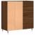 Dulap pentru discuri stejar maro 84,5x38x89 cm lemn compozit GartenMobel Dekor