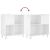 Dulap pentru discuri, alb, 84,5x38x89 cm, lemn compozit GartenMobel Dekor