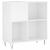 Dulap pentru discuri, alb, 84,5x38x89 cm, lemn compozit GartenMobel Dekor