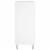Dulap pentru discuri, alb, 84,5x38x89 cm, lemn compozit GartenMobel Dekor