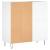 Dulap pentru discuri, alb, 84,5x38x89 cm, lemn compozit GartenMobel Dekor