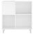 Dulap pentru discuri, alb, 84,5x38x89 cm, lemn compozit GartenMobel Dekor