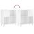 Dulap de discuri alb extralucios 84,5x38x89 cm lemn compozit GartenMobel Dekor