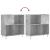 Dulap pentru discuri gri beton 84,5x38x89 cm lemn compozit GartenMobel Dekor